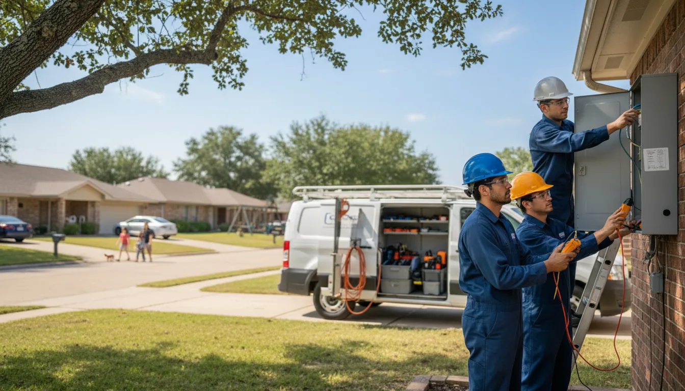 Certified electrician providing emergency electrical services in Redford, MO
